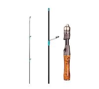 Canna da pesca ultra leggera, in fibra di carbonio, manico in legno, canna da pesca per spinning/casting, peso 1,5-9 g, peso 1,4-2,7 kg, canna da pesca veloce alla trota (canna da spinning, 1,37 m)