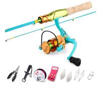 Canna da Pesca Ultralight Telescopica | Porta solido, Canna da Esche, Trasporto facile, Per viaggiatori