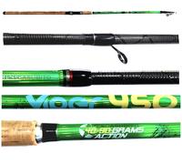 canna da pesca viper 4.50mt 40/90g carbonio bombarda inglese mare lago sughero
