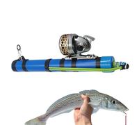 Canna da - Strumento per fionda con mulinello, canna da catapulta da dal design compatto per viaggiare | Strumento per la cattura del pesce per spigola trota pesce gatto acqua salata acqua