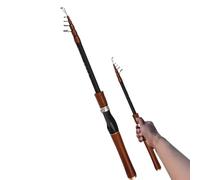 Canna da telescopica, canna da da viaggio | Canne da baitcasting | Canne da viaggio da, canna da telescopica, da pieghevole, impugnatura comoda, risposta sensibile per i serbatoi