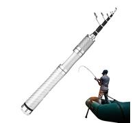 Canna da telescopica, canna da lancio retrattile compatta, asta da viaggio leggera da 1,8 m portatile, attrezzatura da in fibra di carbonio, attrezzatura da con design, l