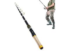 Canna da telescopica | Canne da da viaggio allungabili per pesce persico - Attrezzatura da per acqua trota ruscello luccioperca lago fiume riva ponticello outdoor kayak