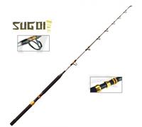 Canna da Traina Luxury Stand Up Sugoi Lb 30 Pesca in Mare Carbonio