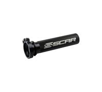 Canna Del Gas Scar In Alluminio + Cuscinetto Nero Per Moto Ricambi Accessori