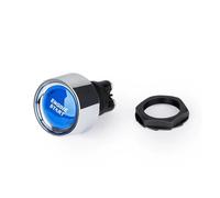 Canna di accensione Pulsante di avviamento del motore dell'auto 50A Interruttore senza chiave DC 12V/24V Pulsante avviamento piccolo da corsa Interruttori di accensione(Blue)