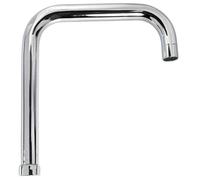 Canna di Ricambio Rubinetto Cucina Universale Girevole 22,5cm | Design Squadrato Moderno | Alta e Direzionabile | Compatibile con Lavelli Monoforo | Facile Installazione 52984