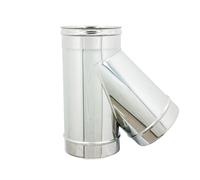 CANNA FUMARIA ACCIAIO INOX 304 TEE 135° BRAGA EUROPROFIL