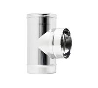 CANNA FUMARIA ACCIAIO INOX 304L TEE 90° EUROPROFIL