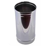 Canna fumaria acciaio inox AISI 304 da 180 x 1000 mm (1 metro)