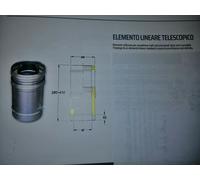 Canna fumaria coibentata: Elemento lineare telescopico