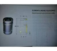 Canna fumaria coibentata: Elemento lineare telescopico