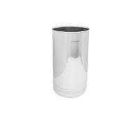 CANNA FUMARIA IN ACCIAIO 316L ELEMENTO LINEARE DA MT 0.50 Diam 200