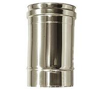 Canna fumaria parete doppia coibentata inox dn 250/300 l 0,25 mt