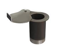 Canna fumaria per affumicatore grill carne griglia serranda ventilazione barbecue esterno bbq legna barbecue in muratura terminale scarico stufa comignolo antivento