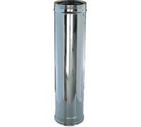 CANNA FUMARIA TUBO ACCIAIO INOX AISI 304 MT 1 x 0,5 mm - d .120