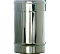 CANNA FUMARIA TUBO MONO PARETE ACCIAIO INOX 316L