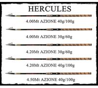 canna hercules tutta pesca universale carbonio bombarda mare inglese lago carpa