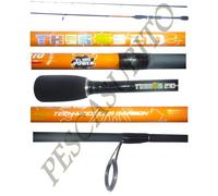 canna light spinning theros 2.10m 2/10g pesca micro spoon cucchiaino trota lago