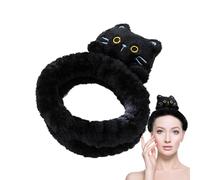 Canna per la cura della pelle, fascia spa per la testa del viso per la testa del gatto e peluche e peluche di capelli morbidi animali per ragazze e donne