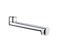 CANNA PER LAVELLO A MURO IN ACCIAIO cm 25 Rubinetteria Bagno Ricambi