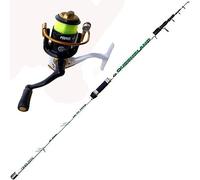 Canna Pesca Beach Ledgering Surfcasting Con Mulinello E Filo Mare Kit