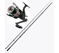 Canna Pesca Carpfishing Con Mulinello Kit Carpa Filo Frizione Runner
