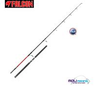 CANNA PESCA POPPING TONNO ROSSO FALCON PEPPERS OFF-SHORE 240 AZ.150 FUJI NEW