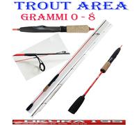 canna pesca rock fishing trout area spinning mare lago trota spoon micro jig