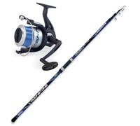 Canna Pesca Surfcasting mt. 4,20 Con Mulinello E Filo Kit Combo Mare