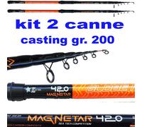 canna pesca surfcasting surf casting potenti azione grammi 150-200 mare