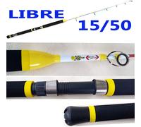 Canna Pesca Traina Bolentino Profondita' Vertical Libre 15/50 Tonno Dentice Mare