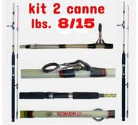 canna pesca traina trainetta bolentino kit barca serra dentice tonno spigola