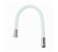 CANNA RICAMBIO MISCELATORE RUBINETTO LAVELLO CUCINA FLESSIBILE BIANCO 50CM 87502
