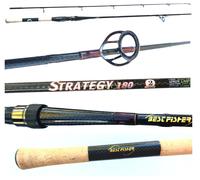 Canna Spinning Pesca Trota Carbonio Lago Torrente Cucchiaino Trote