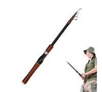Canna telescopica, canna da alla trota | Attrezzatura da da viaggio | Canne da viaggio con impugnatura comoda Attrezzatura da per la Risposta sensibile per bacini idrici, corsi d'acqua