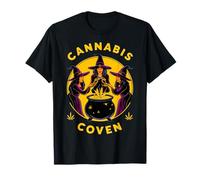Cannabis Coven Witchy Weed - Divertente marijuana per Halloween 420 Maglietta