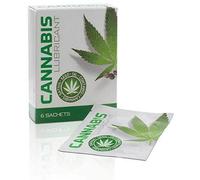 CANNABIS LUBRICANT LUBE SACHETS 6 x 4ml Cobeco Water Based A base d'acqua
