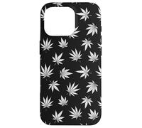 Cannabis Marijuana Leaf Weed 420 Pattern Stoner Regalo Custodia per iPhone 16 Pro