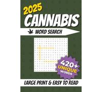 Cannabis Word Search: Cannabis Word Search Puzzles: Word Search Puzzles with Easy to Read Print about Cannabis, Stoner Culture, and More | 6x9 inches, ... Gift for Vacations, Holidays, and Relaxation