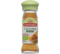 Cannamela - Linea Bionatura, Curcuma Macinata Bio, Confezione da 47g. Ideale per carni bianche, zuppe, risotti, vellutate, pesce, formaggi spalmabili, yogurt e insalate