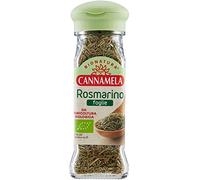 Cannamela - Linea Bionatura, Rosmarino in Foglie Bio, Confezione da 30g. Ideale per arrosti, carni, pesce, focacce e patate