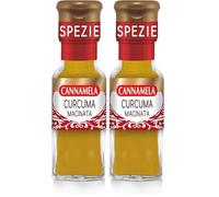 Cannamela, Linea Maxi Oro, Curcuma Macinata, Confezione da 100g, Ideale per Carni Bianche, Zuppe, Vellutate e Risotti, Formaggi Spalmabili e Insalate