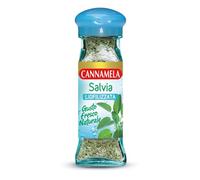 Cannamela - Liofilizzati, Salvia, Confezione da 6g.Ideale per carni, arrosti, patate, saltimbocca, paste al burro, verdure pastellate, zuppe e pesce. Inumidire prima dell’utilizzo