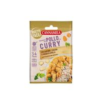 Cannamela, Ricette Facili, Preparato per Pollo al Curry, con Curcuma, Zenzero e Fiocchi di Cipolla, 100% Naturale, Pronto in Pochi Minuti, Busta da 3-4 Porzioni