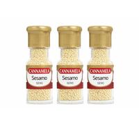Cannamela Semi di Sesamo 3x30g Spezie Semi per Cucina
