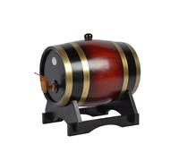 Cannatura Da Cocktail Che Invecchia - Dispenser Whisky Da 1,5 L E 3L | Barretto Quercia Con Supporto E Spigot, Canna Da Bevanda In Legno, Distributore Di Bevande Rustiche Per Alcolici, Vino Liquore