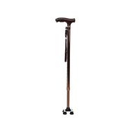 Canne 2 stampelle in 3-stampelle vecchie stampelle in alluminio canna anziana anziani piccoli canna quadrata telescopica non slip con lana di canna da camicia a quattro/gambe con luci a LED decorate