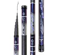 Canne da pesca con lenza a mano - Canne telescopiche ultraleggere in fibra di carbonio super rigide: 8 m, 9 m, 10 m, 11 m, 12 m, 13 m, 14 m, 15 m - Canne da pesca di fondo(13m)