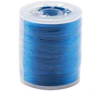 Canne da pesca da costruzione in nylon, 60-70 m, resistente all'usura, per il fissaggio di anelli di guida e riparazione fai da te, bobina in rosso, grigio, nero, blu, verde, 1-2 pezzi (1 blu)
